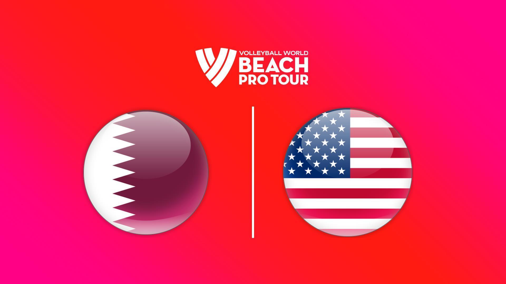 Жағажай волейбол. Pro Tour. Elite16 Newport Beach, Катар - АҚШ, ерлер (zhaazhaj-volejbol-pro-tour-elite16-newport-beach-katar-ash-erler) Спорт