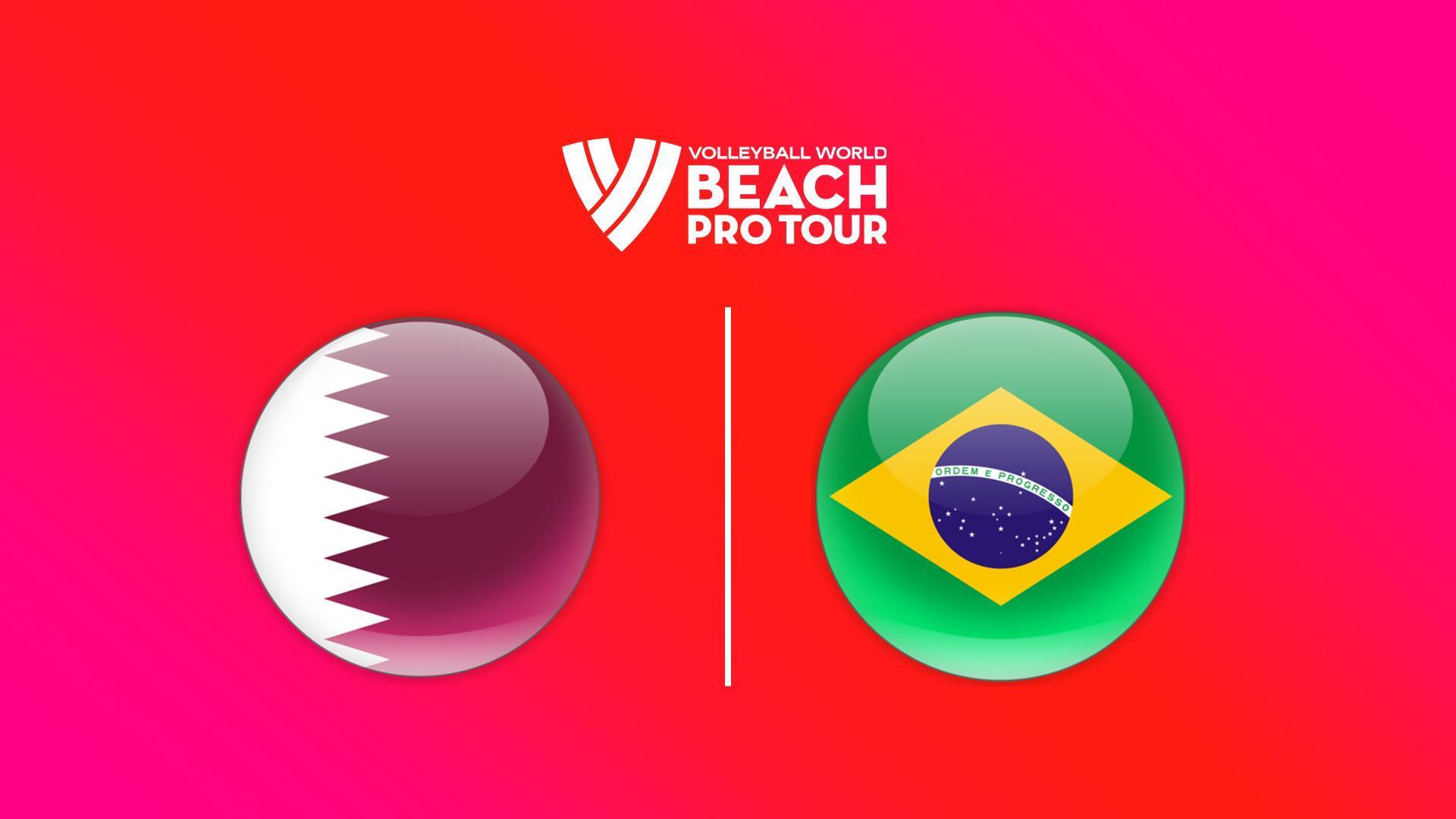 Жағажай волейбол. Pro Tour. Elite16 Newport Beach, финал, Катар - Бразилия, ерлер (zhaazhaj-volejbol-pro-tour-elite16-newport-beach-final-katar-brazilija-erler) Спорт