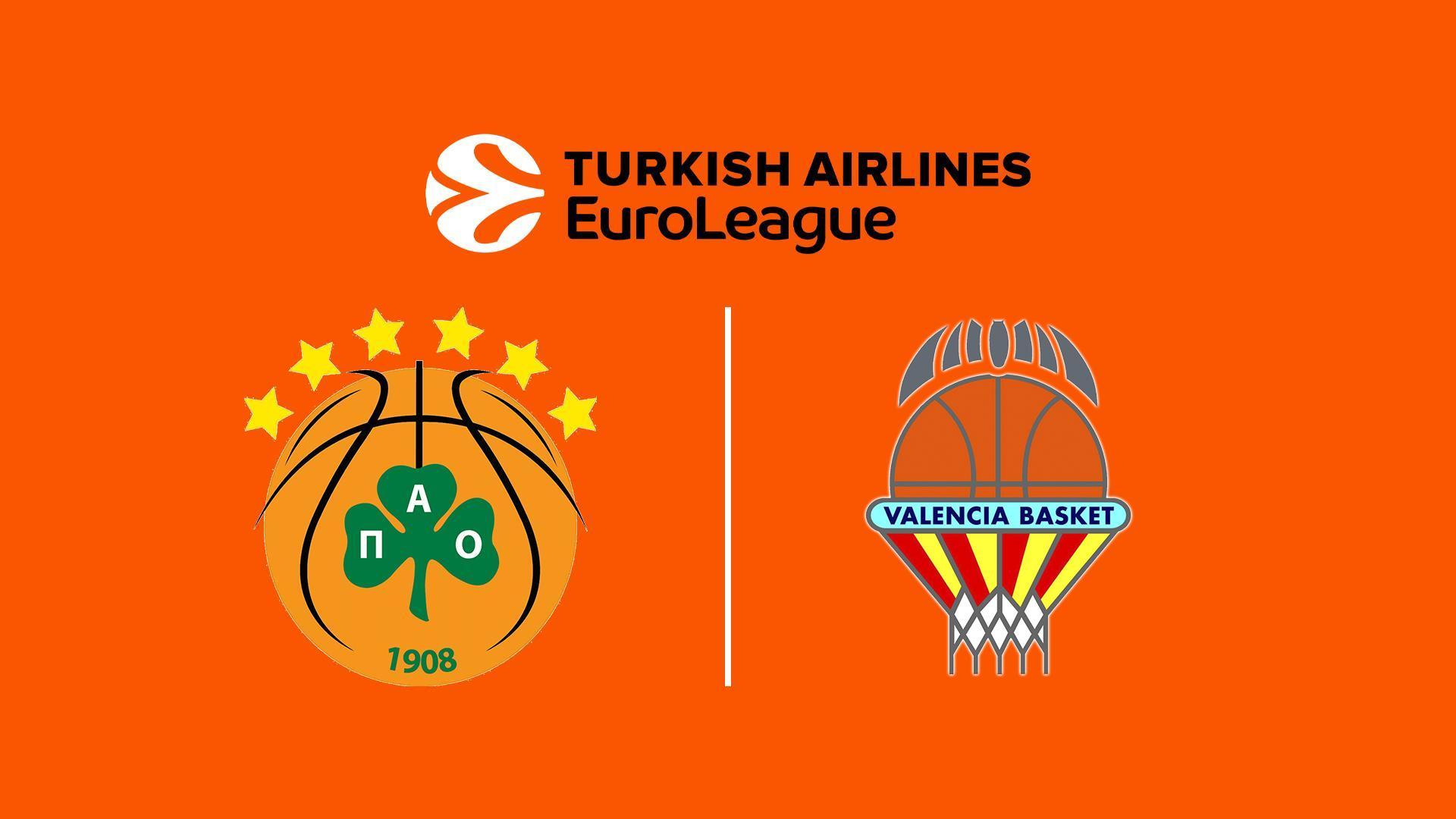 Баскетбол. Евролига. Панатинаикос - Валенсия (basketbol-evroliga-panatinaikos-valensija) Спорт