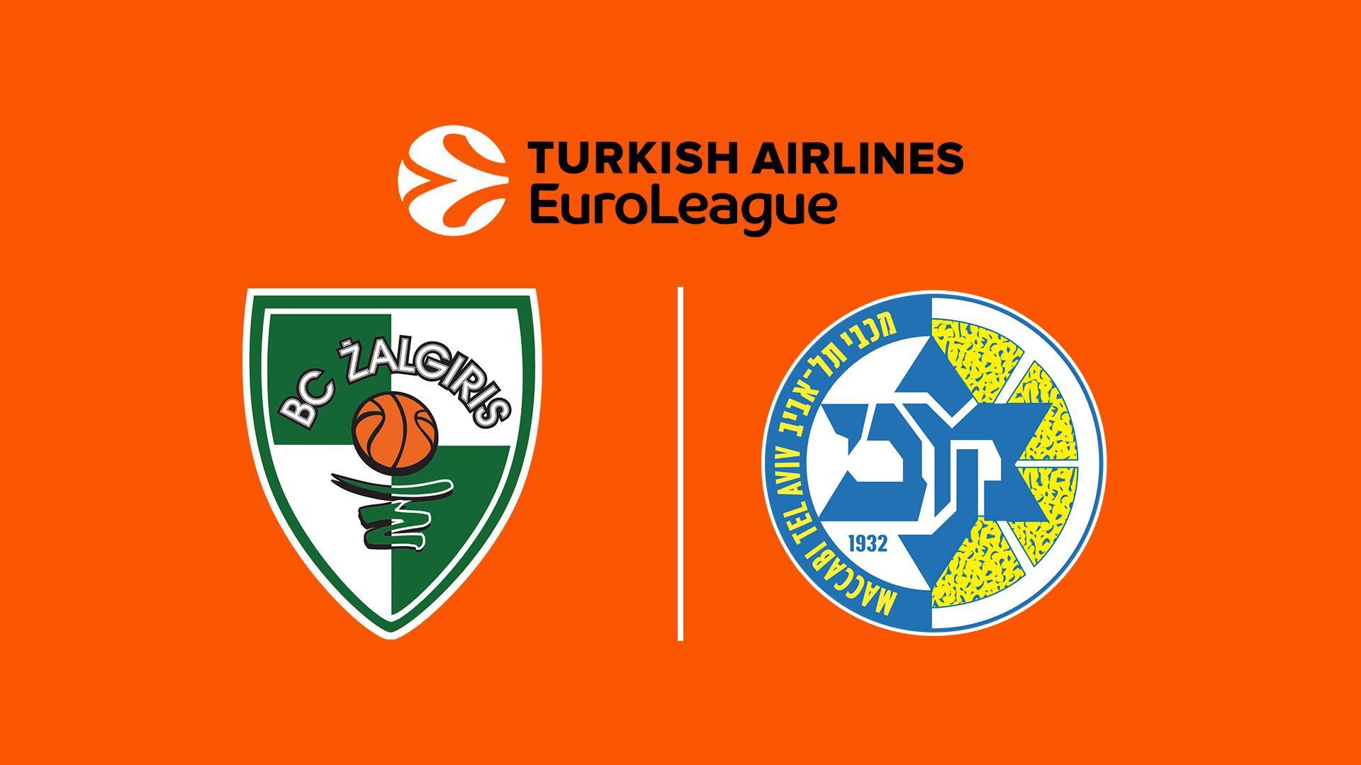 Баскетбол. Евролига. Жальгирис - Маккаби Тель-Авив (basketbol-evroliga-zhalgiris-makkabi-tel-aviv) Спорт