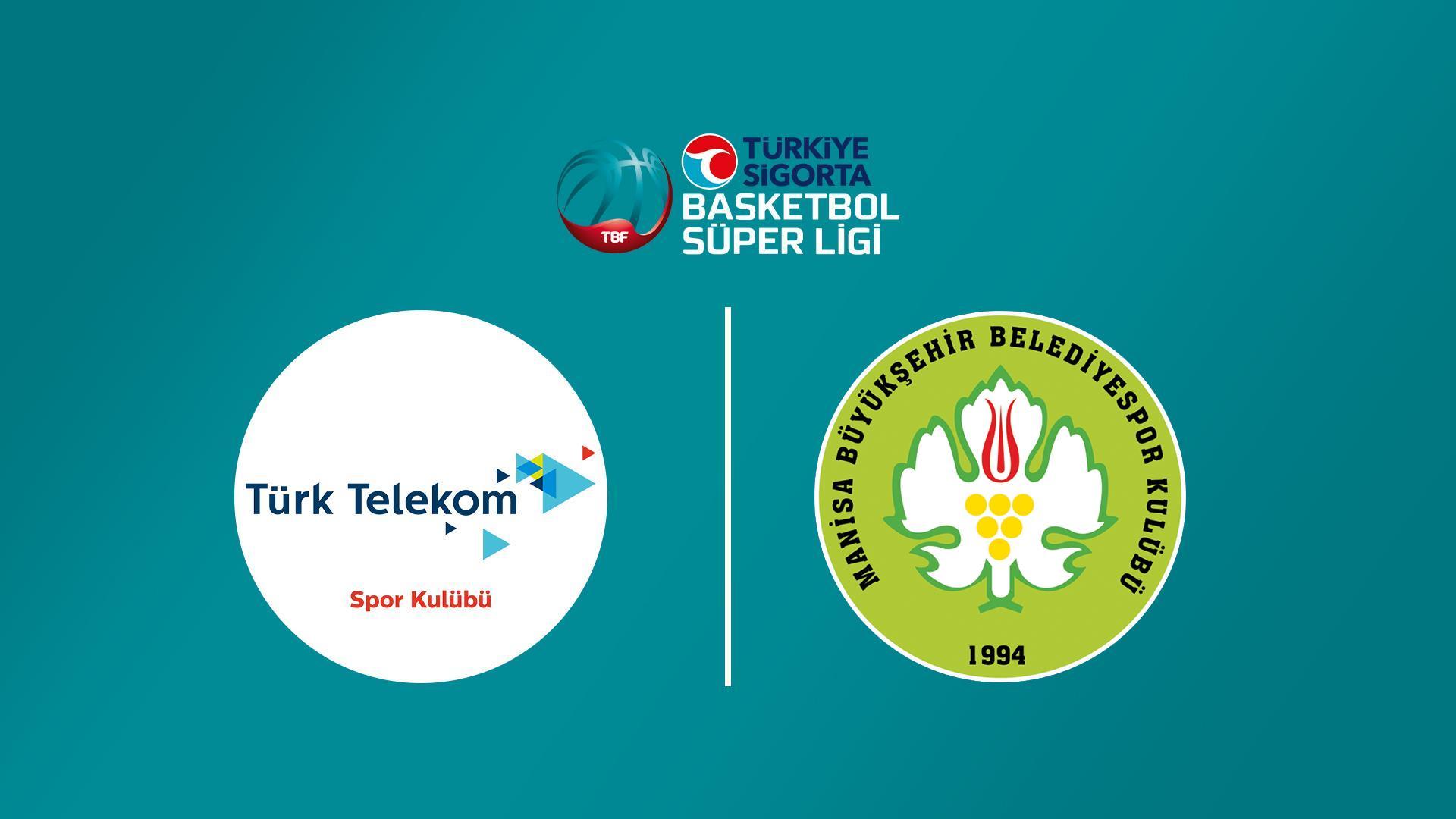 Баскетбол. Чемпионат Турции. Тюрк Телеком - Маниса (basketbol-chempionat-turtsii-tjurk-telekom-manisa) Спорт