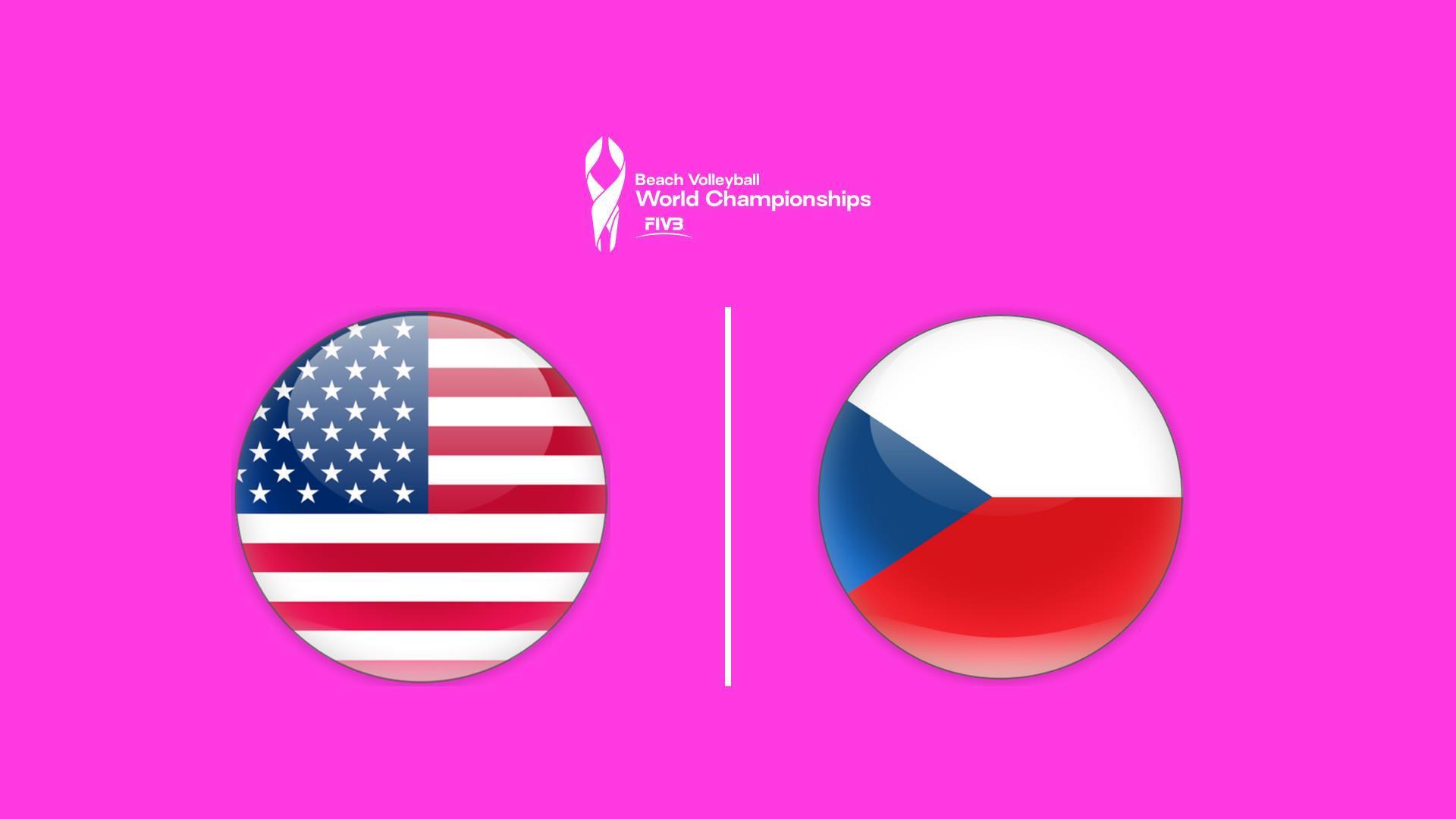 Пляжный волейбол. Чемпионат мира, США - Чехия, женщины (pljazhnyj-volejbol-chempionat-mira-ssha-chehija-zhenschiny) Спорт