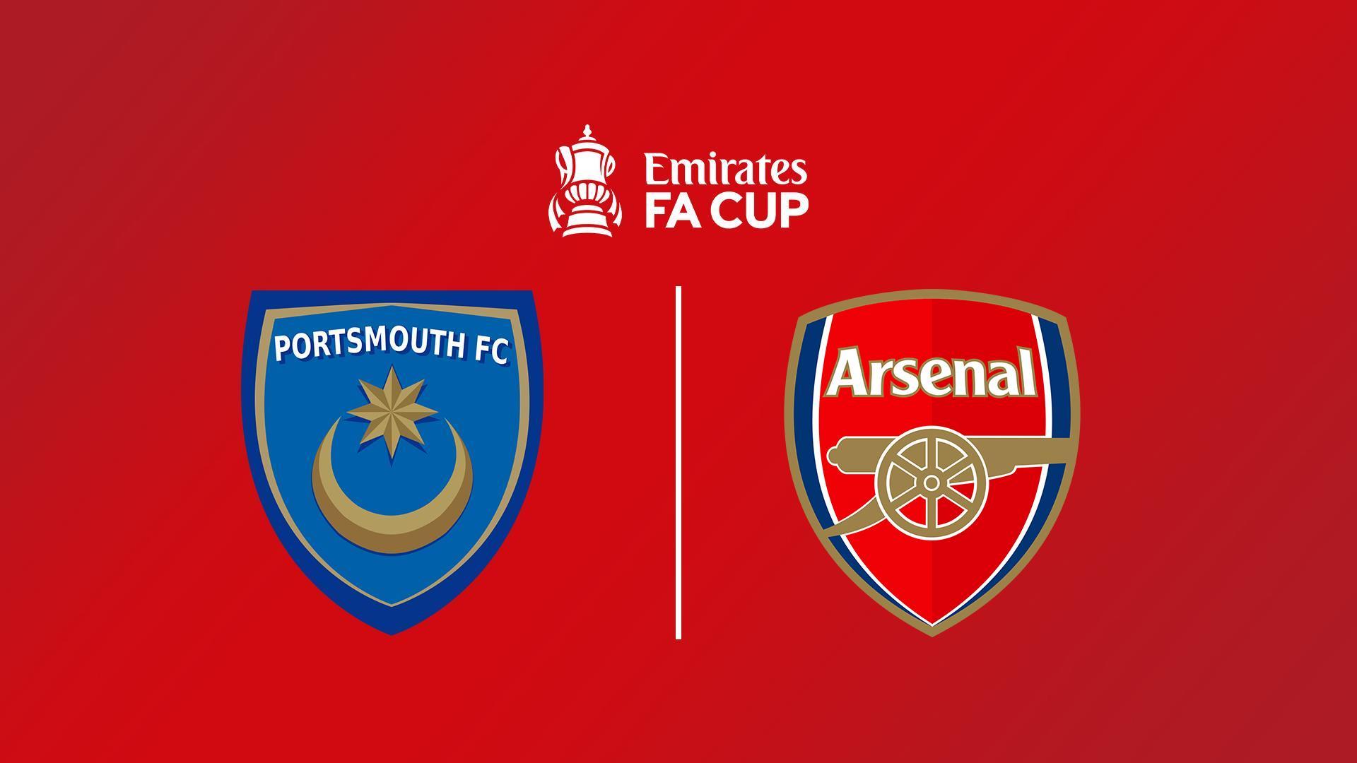 Футбол. Кубок Англии. 1/32 финала. Портсмут - Арсенал (futbol-kubok-anglii-132-finala-portsmut-arsenal) Спорт