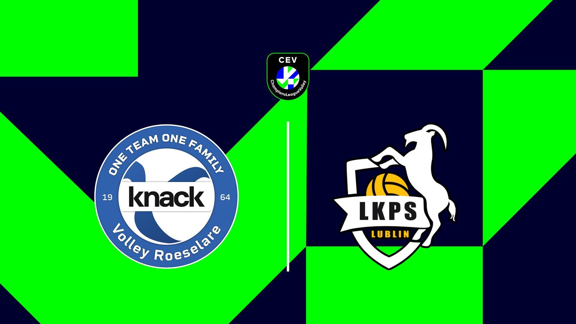 Волейбол. Лига Чемпионов. Мужчины. КНАК Росселари (Бельгия) - Лук Люблин (Польша) (volejbol-liga-chempionov-muzhchiny-knak-rosselari-belgija-luk-ljublin-polsha) Спорт