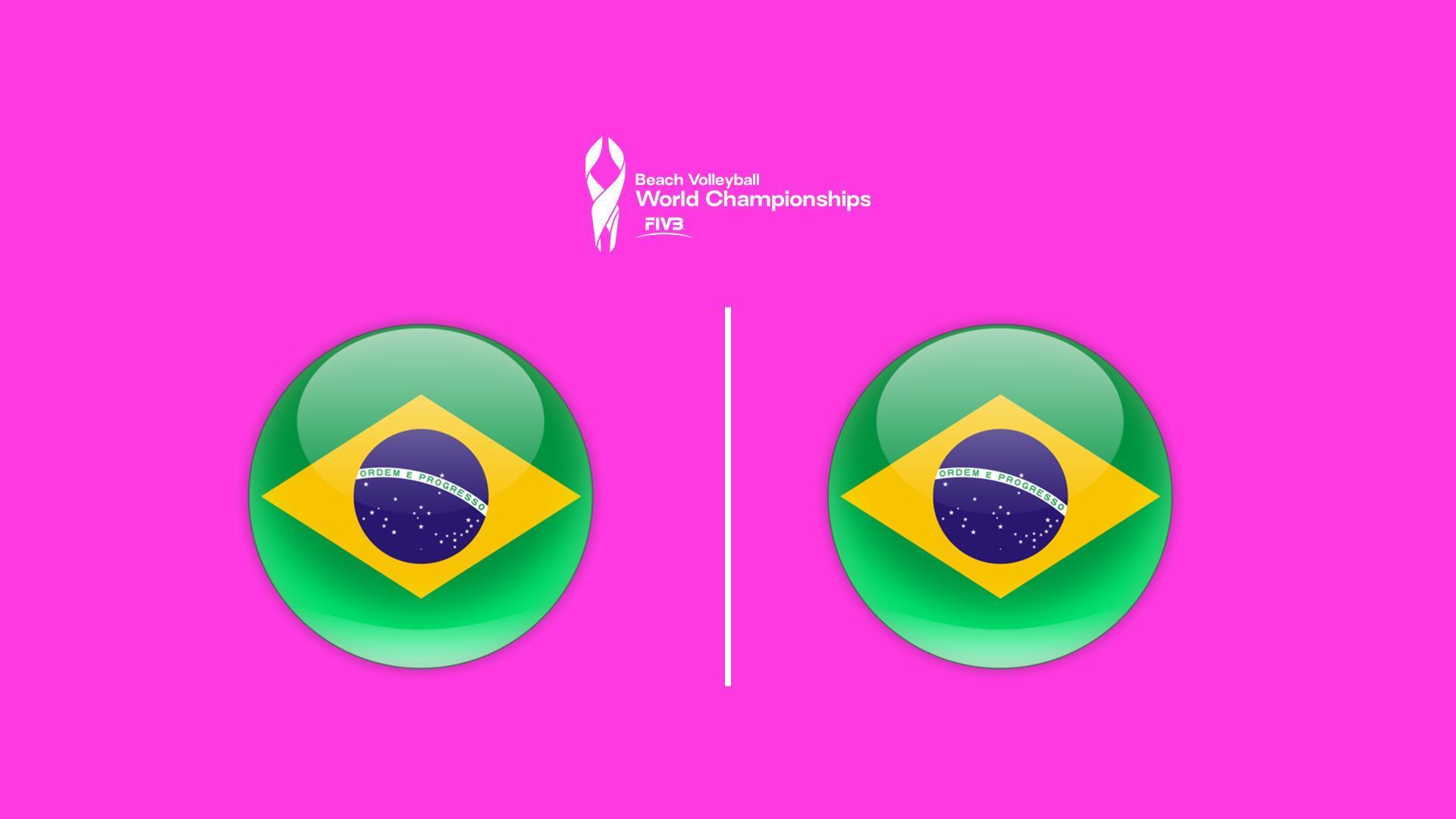 Пляжный волейбол. Чемпионат мира, за 3-е место, Бразилия - Бразилия, женщины (pljazhnyj-volejbol-chempionat-mira-za-3-e-mesto-brazilija-brazilija-zhenschiny) Спорт