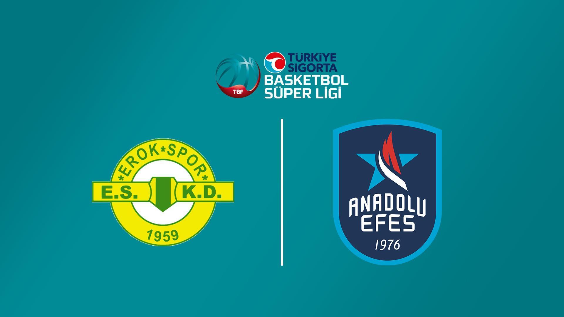 Баскетбол. Чемпионат Турции. Эсенлер Эрокспор - Анадолу Эфес (basketbol-chempionat-turtsii-esenler-erokspor-anadolu-efes) Спорт