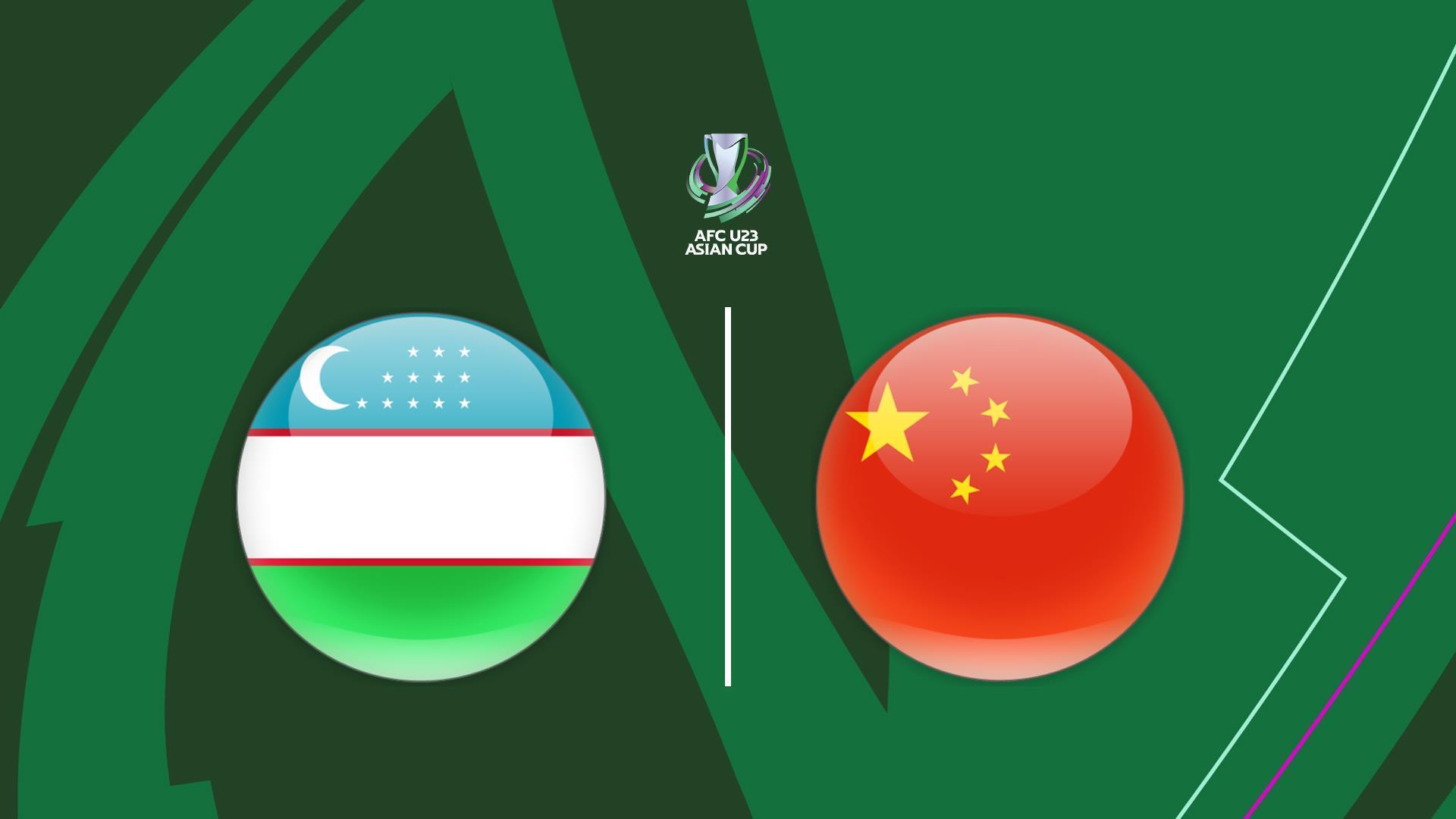 Футбол. Кубок Азии U23. Четвертьфинал. Узбекистан - Китай (futbol-kubok-azii-u23-chetvertfinal-uzbekistan-kitaj) Спорт