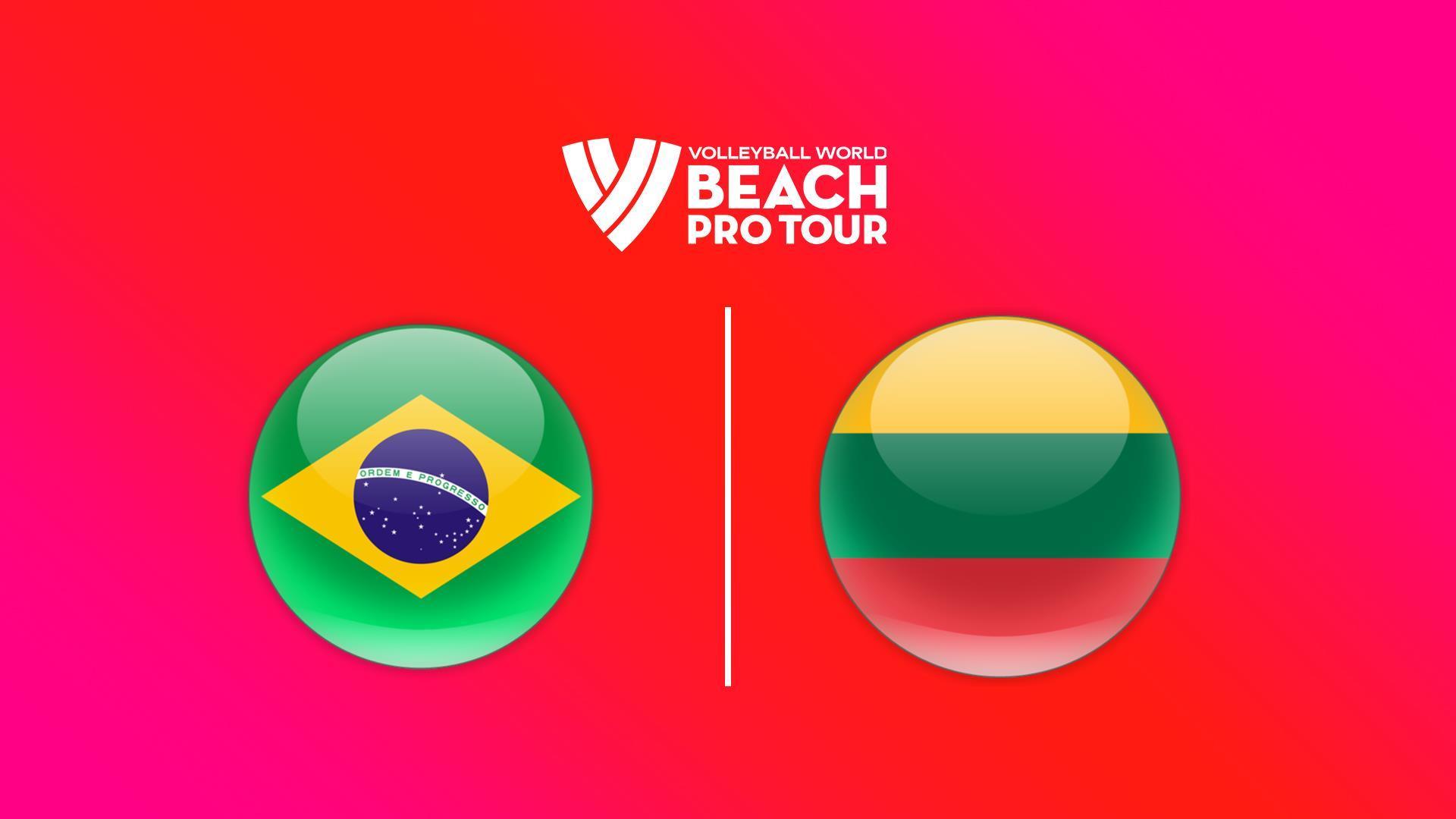 Пляжный волейбол. Pro Tour. Elite16 Itapema, Бразилия - Литва, женщины (pljazhnyj-volejbol-pro-tour-elite16-itapema-brazilija-litva-zhenschiny) Спорт