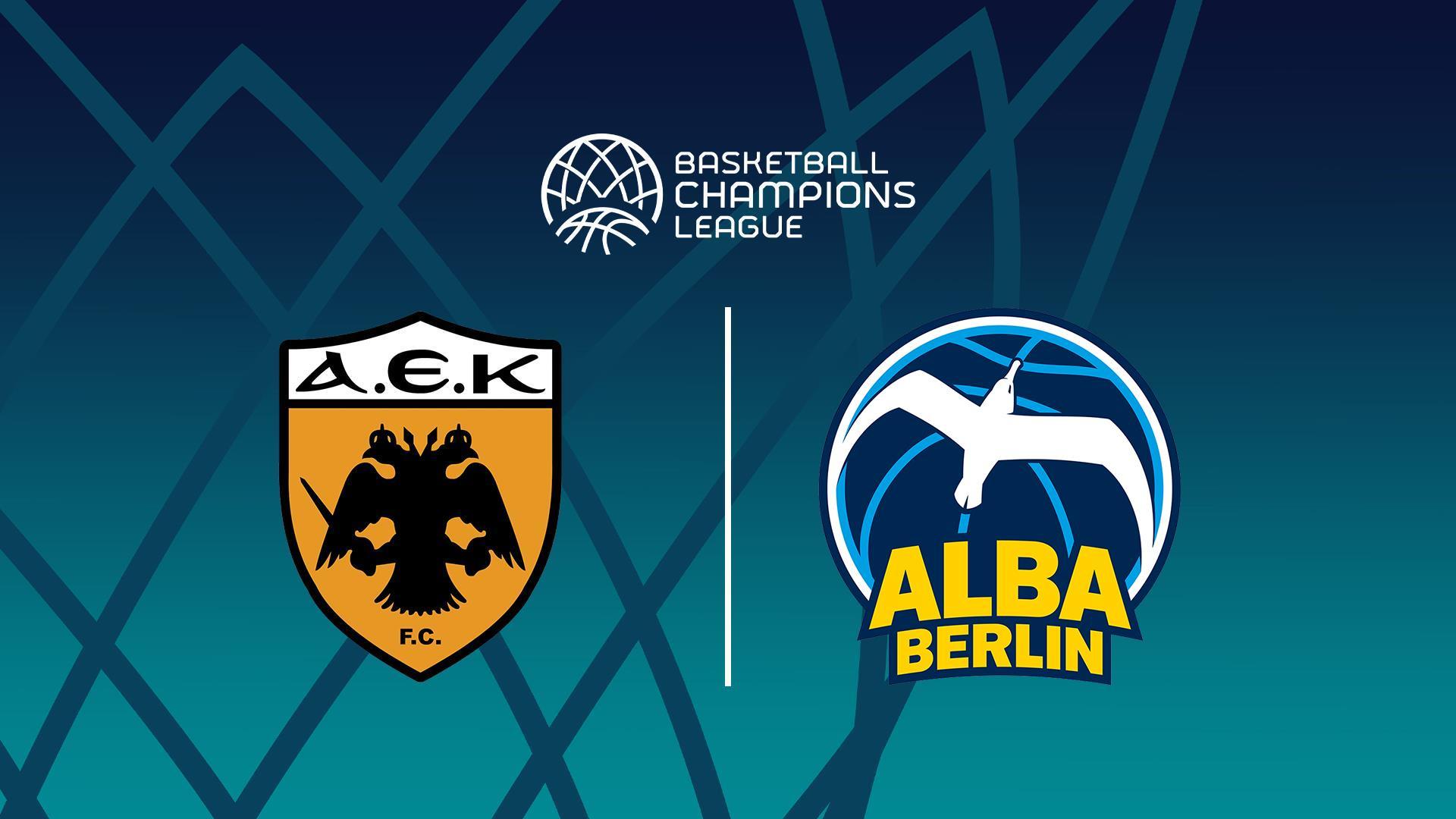 Баскетбол. Лига Чемпионов. АЕК (Греция) - Альба (Германия) (basketbol-liga-chempionov-aek-gretsija-alba-germanija) Спорт