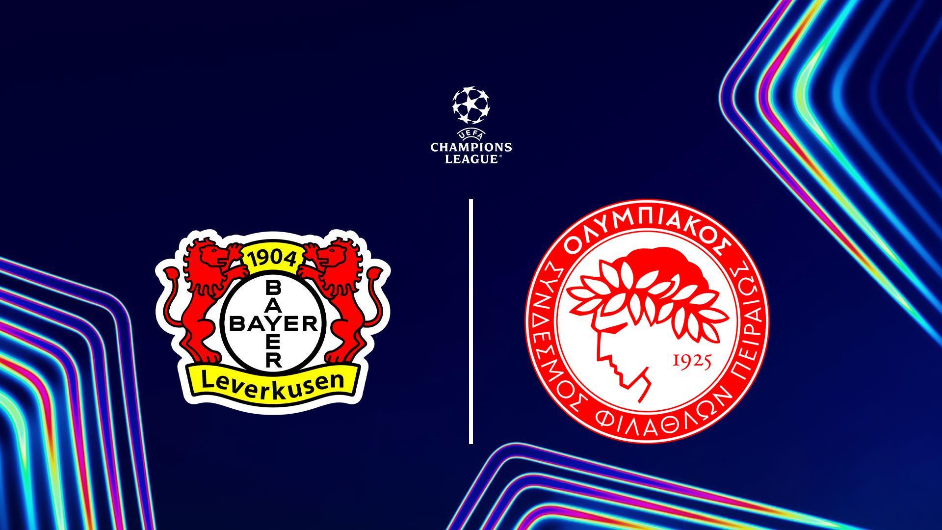 Футбол. УЕФА чемпиондар лигасы, плей-офф, Байер - Олимпиакос (futbol-uefa-chempiondar-ligasy-plej-off-bajer-olimpiakos) Спорт