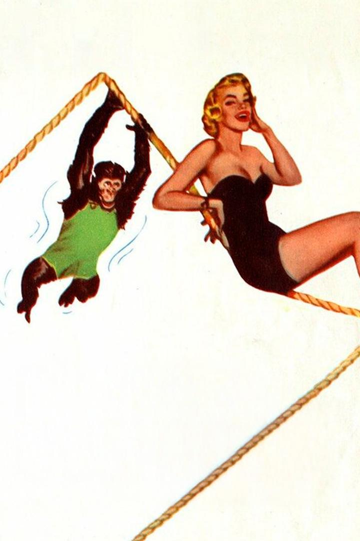 Обезьяньи проделки (obezjani-prodelki) Фильм 1952