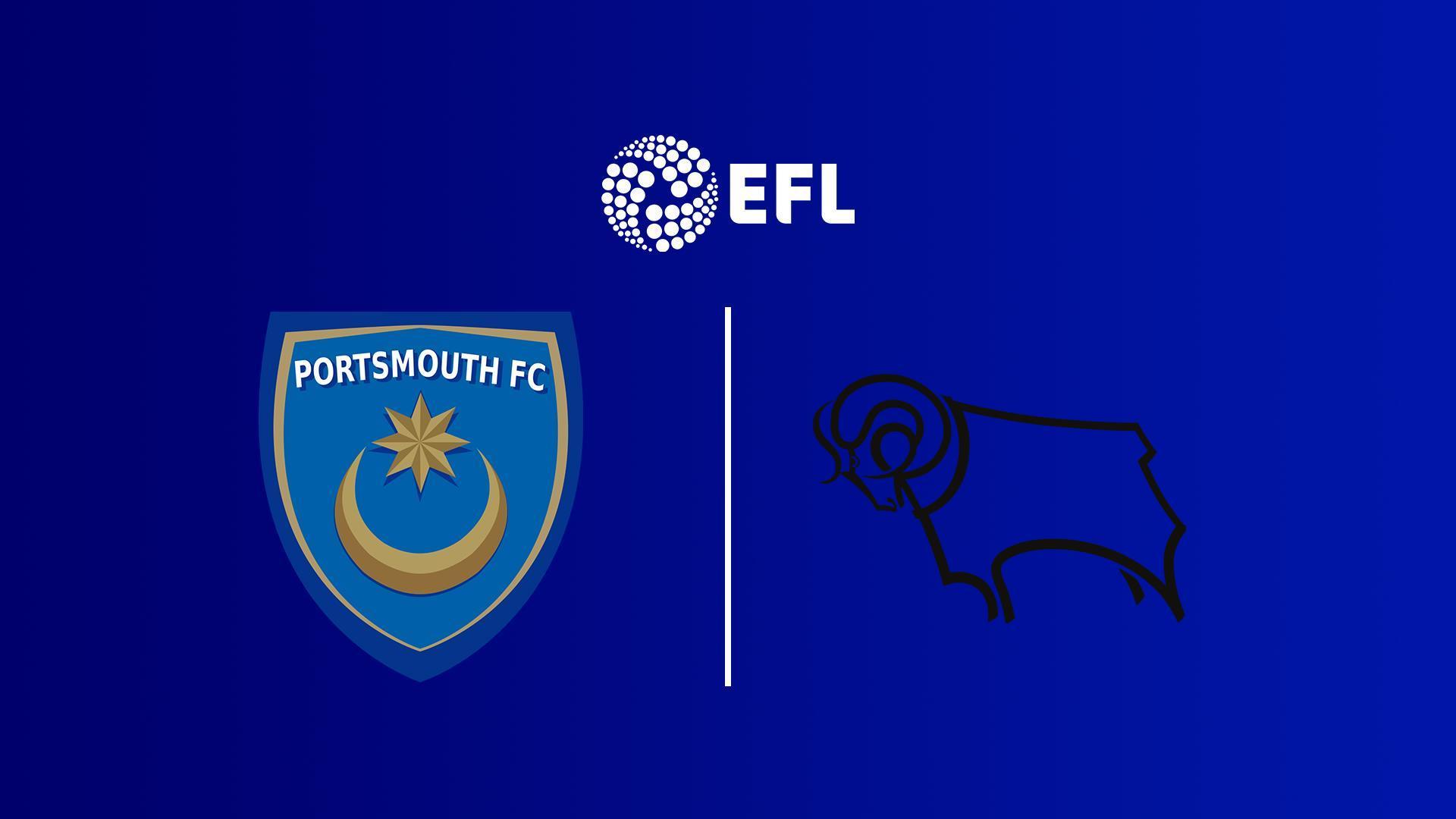 Футбол. Чемпионат Англии. Чемпионшип. Портсмут - Дерби Каунти (futbol-chempionat-anglii-chempionship-portsmut-derbi-kaunti) Спорт