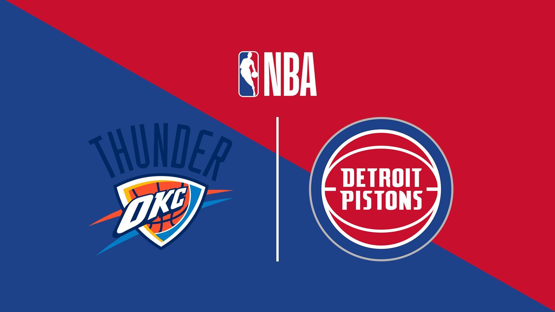 Баскетбол. НБА, Оклахома-Сити Тандер - Детройт Пистонс (basketbol-nba-oklahoma-siti-tander-detrojt-pistons) Спорт