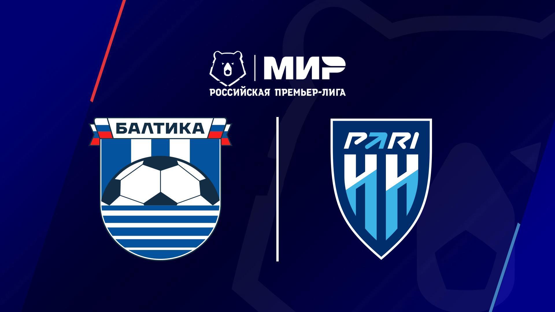 МИР Российская Премьер-Лига. Тур 24. Балтика - Пари НН (mir-rossijskaja-premer-liga-tur-24-baltika-pari-nn) Спорт