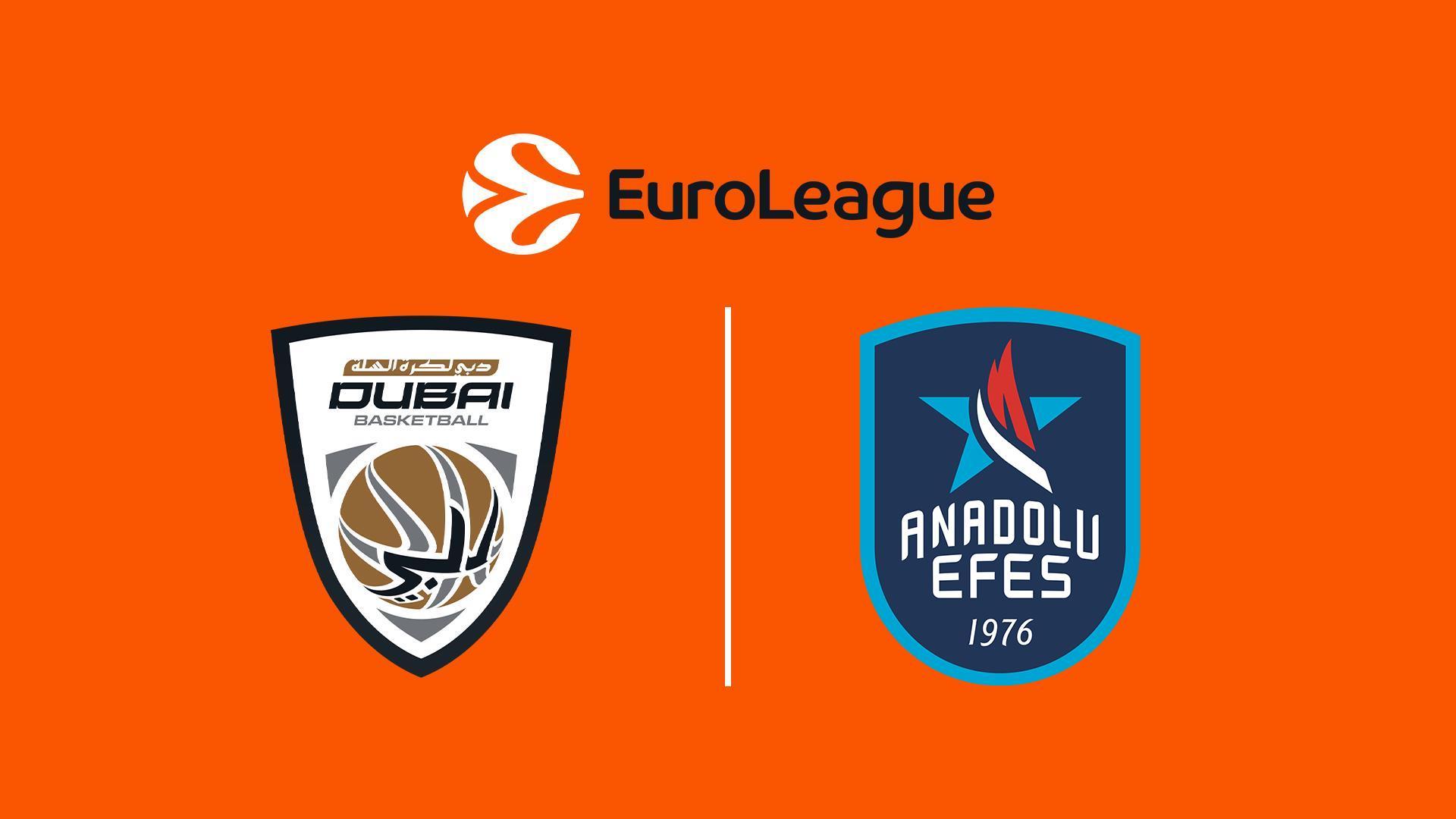 Баскетбол. Евролига, 37-й тур, Дубай-Анадолу Эфес (basketbol-evroliga-37-j-tur-dubaj-anadolu-efes) Спорт